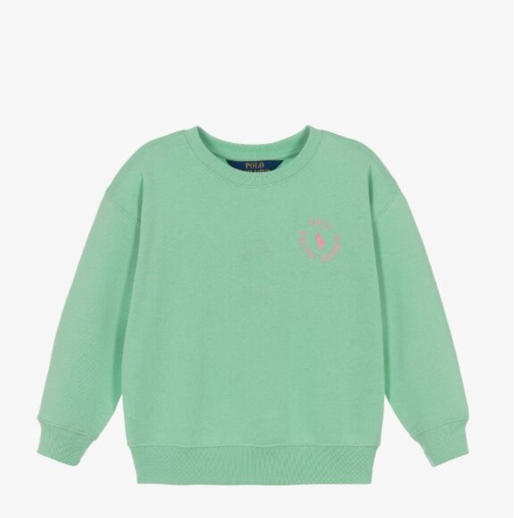 Polo Ralph Lauren Other - NWT Polo Ralph Lauren Girls Cotton Logo Fleece Sweatershirt